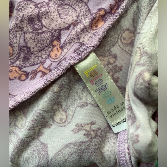 Pink Lularoe Dodo bird leggings! - Picture 3 of 4
